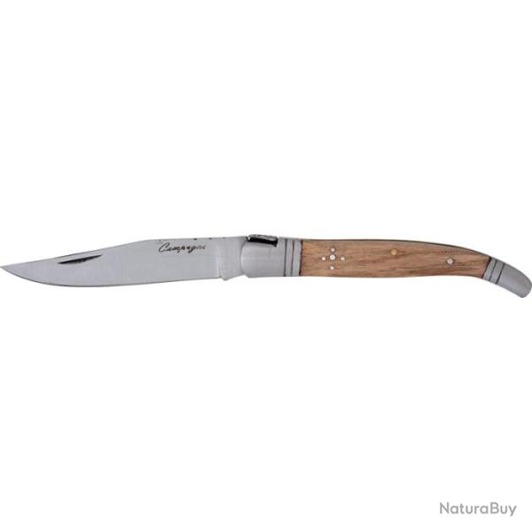 Couteau Divers Campagne - Lame 90mm Laiton - Inox