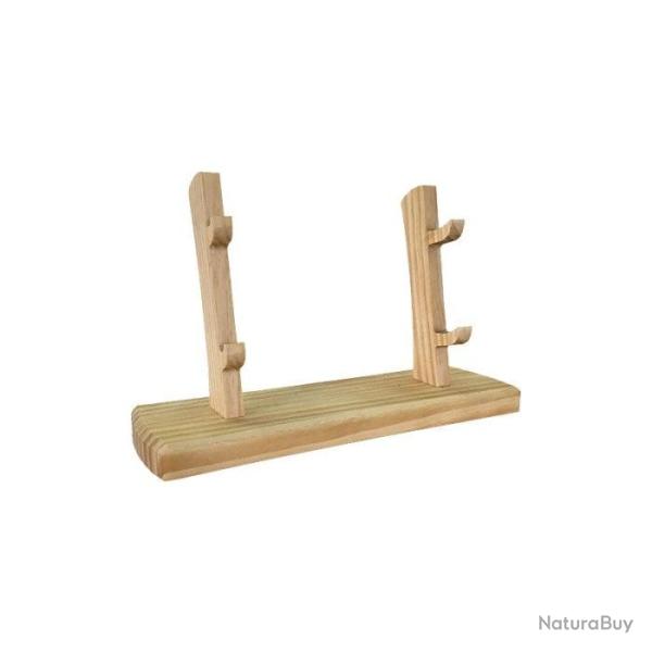 Pr�sentoir Cudeman en Bois pour Couteau - 2 Couteaux