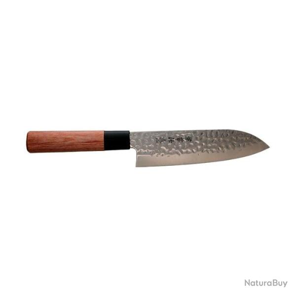 Couteau Kane Tsune Santoku - Lame Martel�e 165mm Default Title