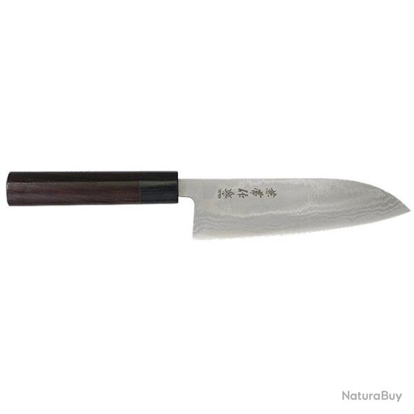 Couteau Kane Tsune Santoku Bois de Santal - Lame 165mm Default Title