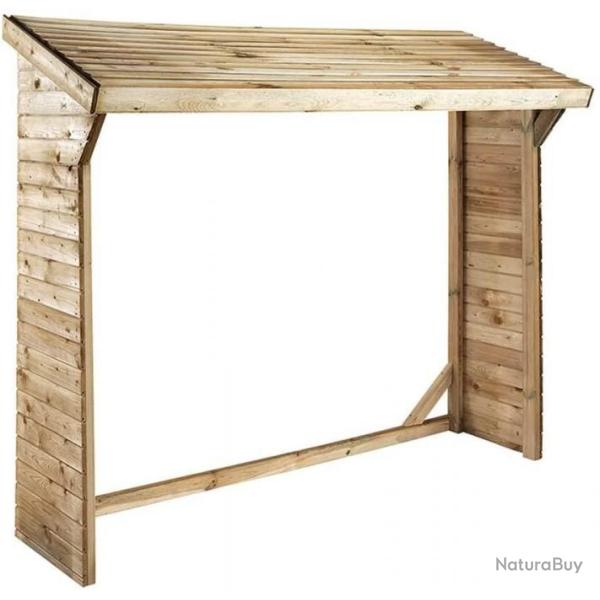 Abri de stockage de bois - Certifi� FSC - Robuste et grande capacit� de stockage Livraison gratuite