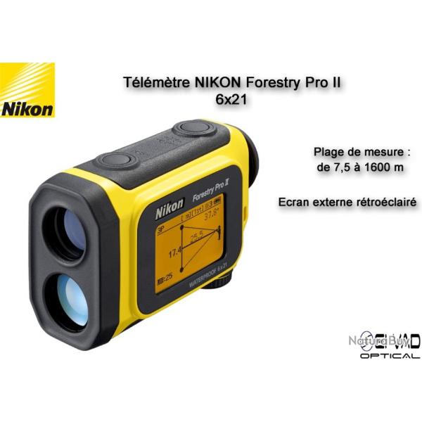 T�l�m�tre Laser NIKON Forestry Pro II - avec Ecran