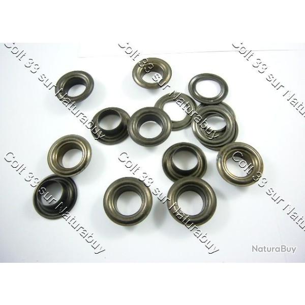 Lot de 10 Oeillets J18 bronz�s b�che, Canvas Us Ww2 Jeep Willys Ford Hotchkiss M201 Dodge Wc Gmc