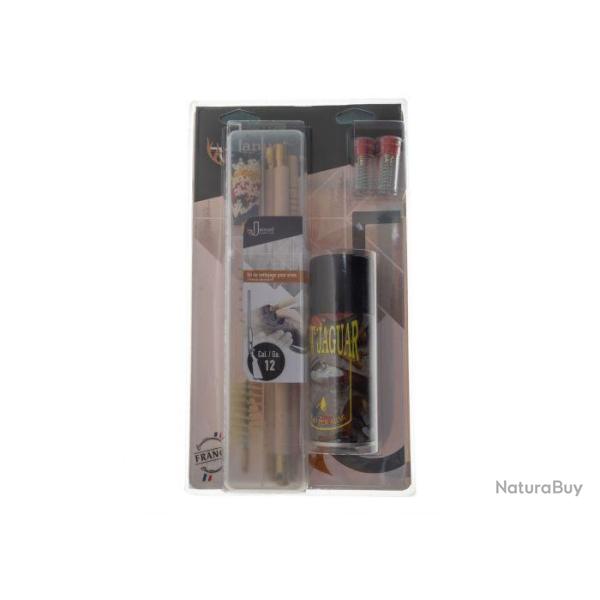 Kit de nettoyage Complet Calibre 12 avec huile et douilles amortisseur