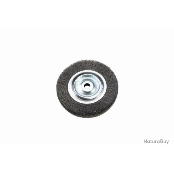 BROSSE CIRCULAIRE MONTURE ACIER DIAM 200 FIL DE 0.20