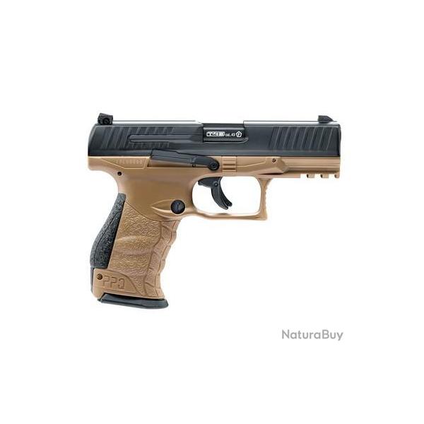op�def! Pistolet auto d�fense CO2 Walther PPQ M2 T4E FDE cal. 43