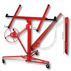 Kit 350 cm + 140 cm l&egrave;ve panneaux l&egrave;ve plaques de pl&acirc;tre XXL + extension max 68 kg 16_0002331