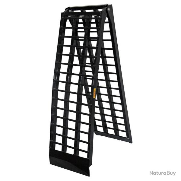 Rampe de chargement multi-usage pliante aluminium rail collision 274 cm jusqu'a 400 kg VTT Quad noi