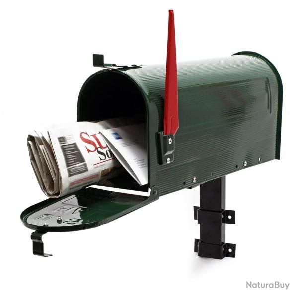 Us mailbox boite aux lettres design amricain vert montage au mur poste 16_0000336