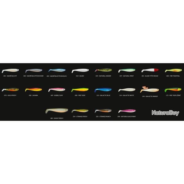 SHAD GT 22CM BOITE DE 6 PIECES Blanc 10