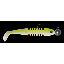 SKELETON MONTE 11CM MICRO TETE PLOMBEE RONDE 10GR Naturel jaune UV 389
