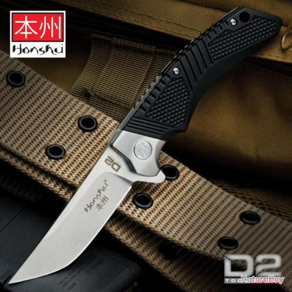 Couteau United Cutlery Honshu Sekyurti Lame Acier D2 Manche Nylon IKBS Linerlock Clip UC3349