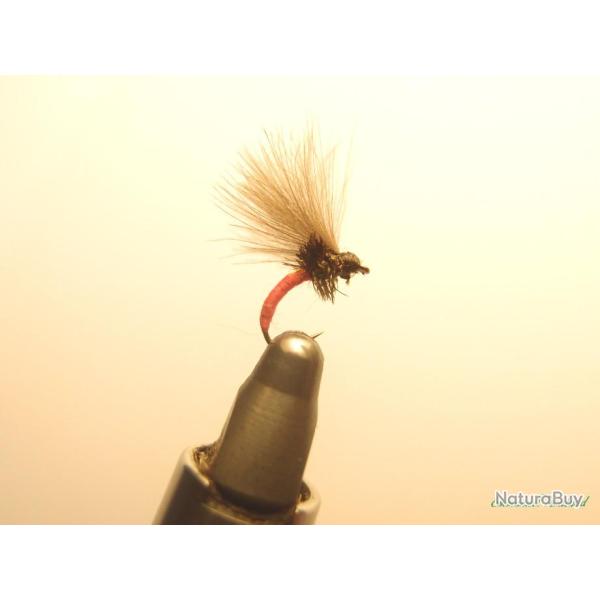 Chironomes en CDC gris - mouches s�ches artisanales