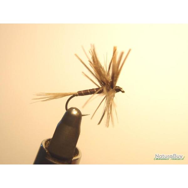 March brown �mergent flanc de cane - mouches s�ches artisanales