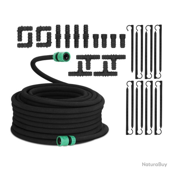 Tuyau micro poreux microporeux boyau suintant d arrosage flexible irrigation kit jardin fleurs pota