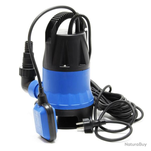 Pompe submersible pour eaux us�es 400 watts 7500l/h jardin puits drainage �vacuation bleu 16_0000624