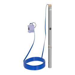 Pompe immerg&eacute;e pompe de puits submersible refoulement - 3 800 L/h - 750 Watts - acier inoxydable 14