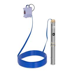 Pompe immerg&eacute;e pompe de puits submersible refoulement - 3 800 L/h - 250 Watts - acier inoxydable 14