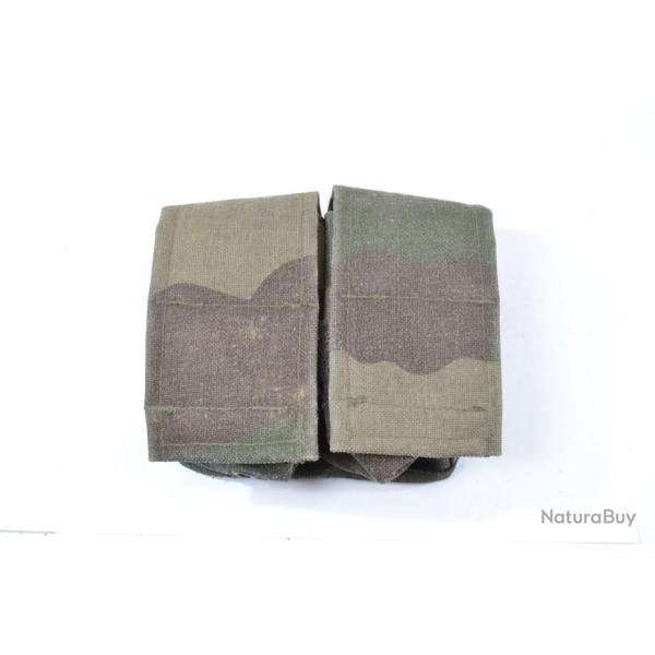 Porte grenade Arm�e Fran�aise, camouflage Europe. Surplus airsoft paintball. Ceinturon F1 compatible