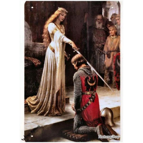 ADOUBEMENT DE RICHARD COEUR DE LION/PLAQUE METAL