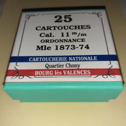 11 mm 1873-1874 (Cartoucherie Nationale): Reproduction boite munitions (vide) collection CN 8836104