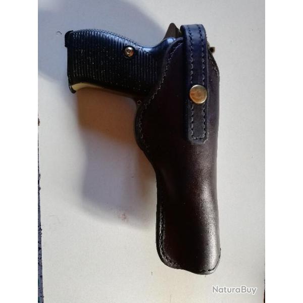 HOLSTER EN CUIR pour PISTOLET SEMI AUTOMATIQUE
