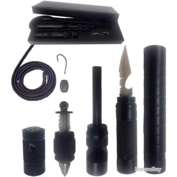 TOP ENCHERE - Kit de survie plein air - EDC - Equipements d'urgence - LIVRAISON GRATUITE ET RAPIDE