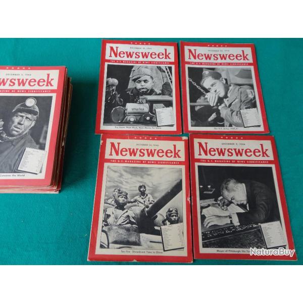 Revues Newsweek de 1945 � 1948.