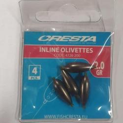 OLIVETTES INLINE CRESTA 0.60gr - Par 5