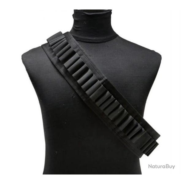 Cartouchire 30 cartouches Cal 12 (noire)