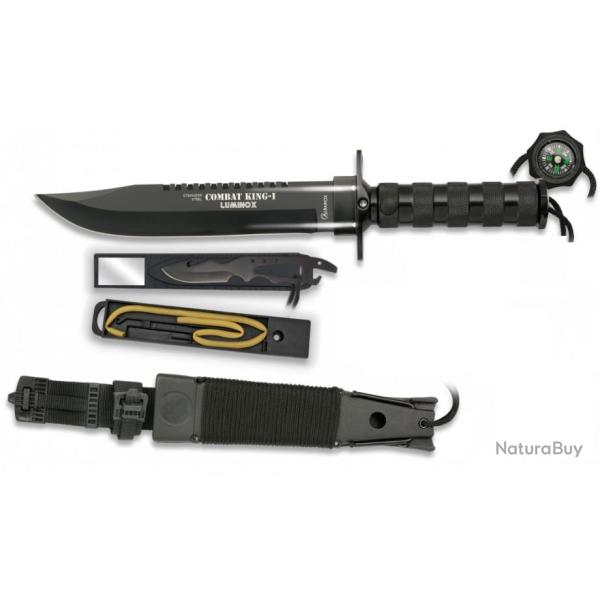 Poignard de combat king1 luminox negro