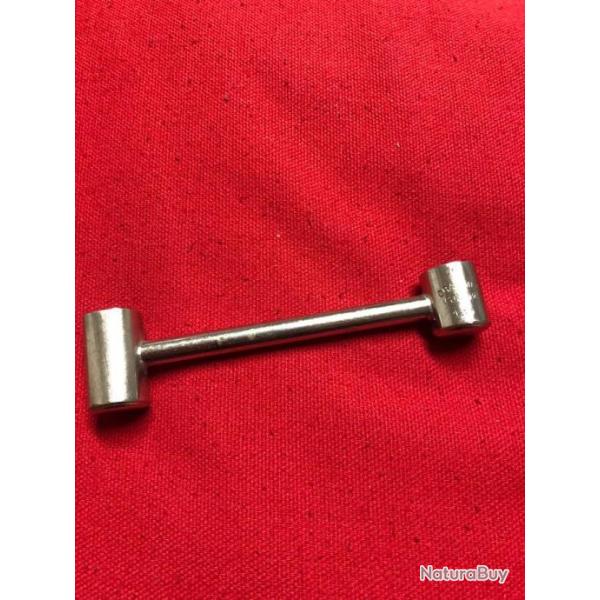 Chargette/dosette double ELLESS laiton chrom� poudre T 1,7 gramme  - Plombs 28  grammes cal 16