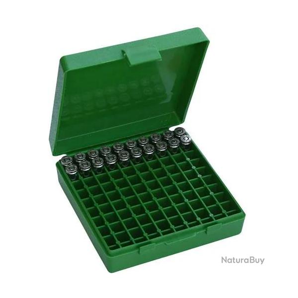 Boite De Rangement Pour 100 Munitions Calibre 9mm-bleu