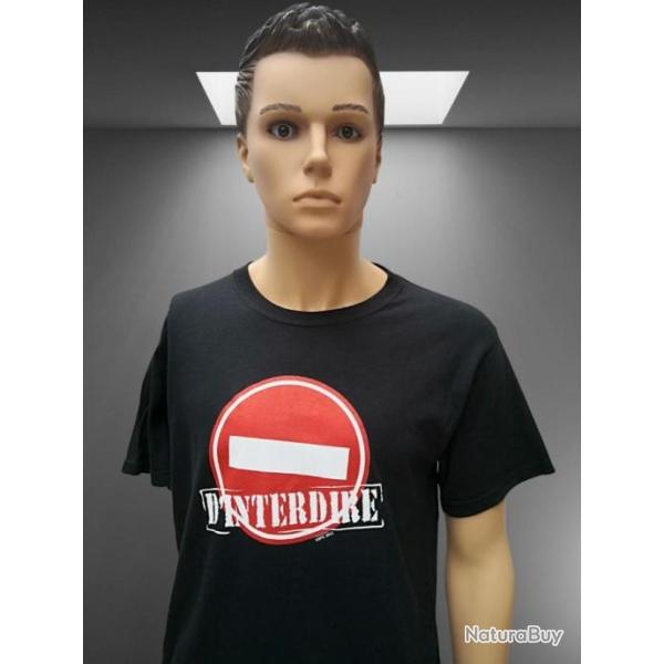 T-shirt manches courtes interdit d'interdire 100% coton