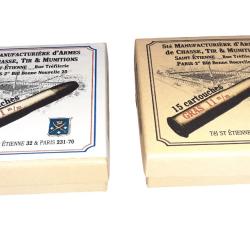 11 mm Gras: Reproduction boite munitions (vide) AU CHOIX SE 8846337
