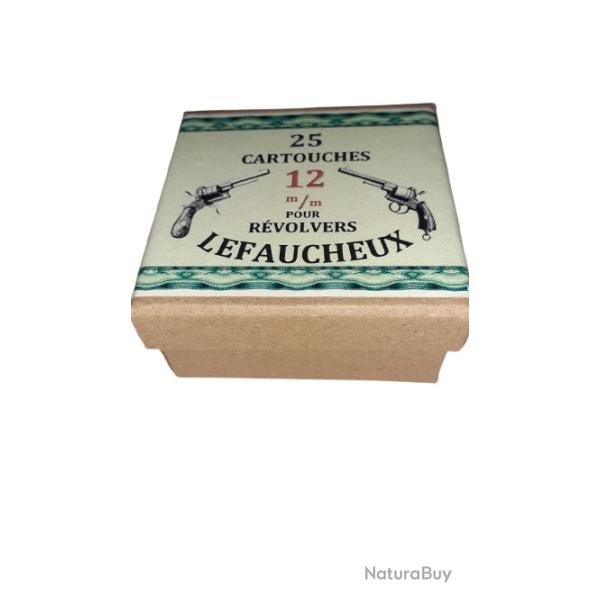 12 mm Broches type LEFAUCHEUX: Reproduction boite munitions (vide) LE 8846356