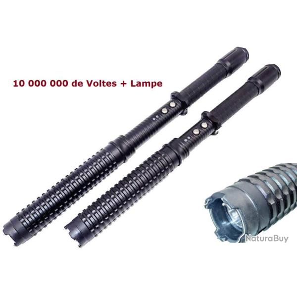 Matraque lectrique SHOCK scorpion avec   lampe  10 000 000 Volts