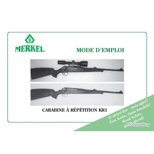 notice MERKEL KR1 en FRANCAIS (envoi par mail) - VENDU PAR JEPERCUTE (m1057)