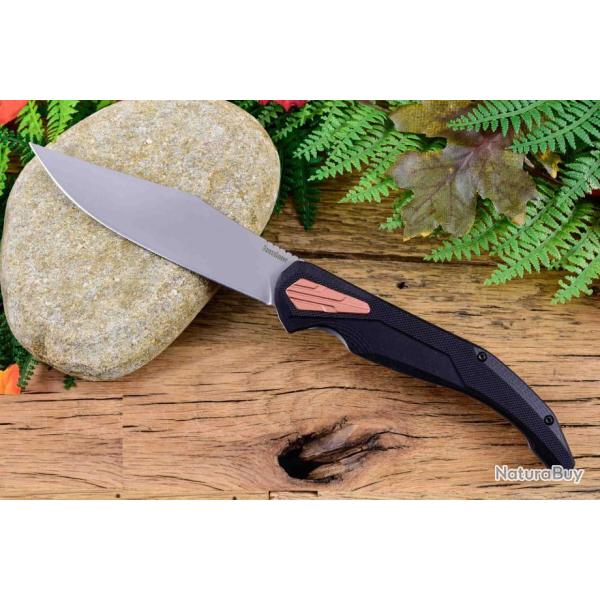 Couteau Navaja Kershaw Strata Lame D2 Manche G10/Acier IKBS Framelock Clip KS2076