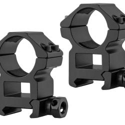 Colliers de montage RTI 25.4 mm Rail 21mm - Bas - Serrage &eacute;crou