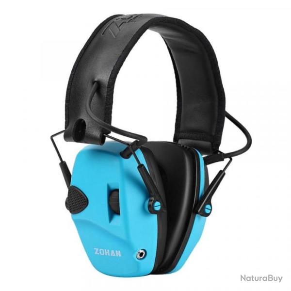 Casque anti-bruit lectronique 22dB Zohan bleu