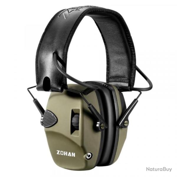 Casque anti-bruit �lectronique 22dB Zohan vert