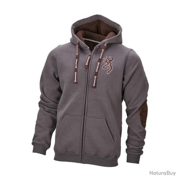 SWEATSHIRT BROWNING SNAPSHOT WARM GRIS CENDR�