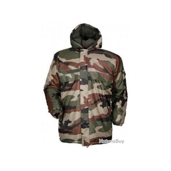 Parka de chasse camouflage enfant coupe vent doubl�e polaire