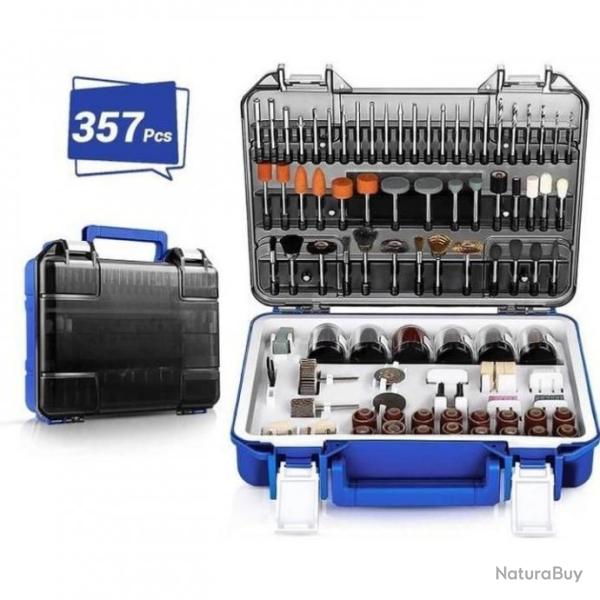Coffret d'outils 357 pi�ces - Meulage, pon�age, etc. - Livraison gratuite et rapide