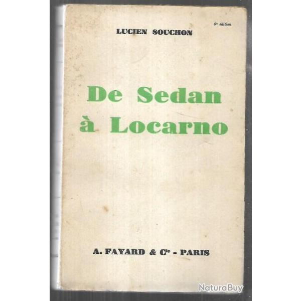 de sedan � locarno de lucien souchon
