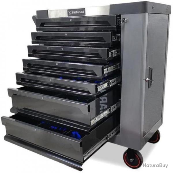 Servante d'ateliers  7 tiroirs - 4 Roues - Livraison gratuite et rapide