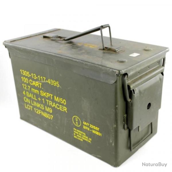 Boite ou Caisse � munitions Cal. 50 ou 5.56 (occasion)