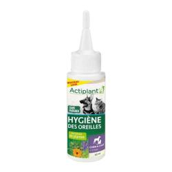 Lotion hygi&egrave;ne des oreilles pour chien 60ml ACTIPLANT