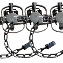 Lot de 3 pi&egrave;ges &agrave; m&acirc;choire pour rongeurs